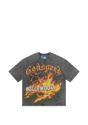 GODSPEED Hollywood Inferno graphic-print T-shirt - Grey