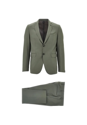 Santaniello single-breasted notched-lapel suit - Green