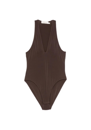 ZIMMERMANN Luna scoop-neck bodysuit - Brown