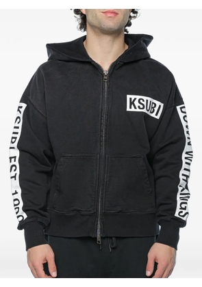 Ksubi Kings Halen zip-up hoodie - Grey