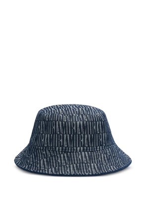 AMIRI jacquard-logo bucket hat - Blue