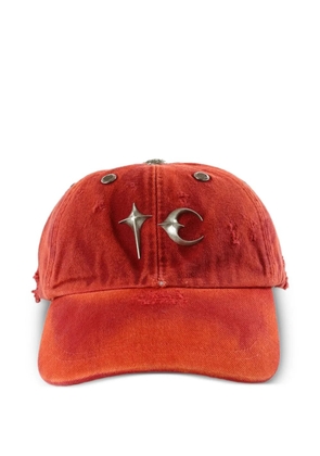 THUG CLUB distressed-effect cap - Red