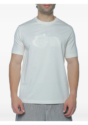 Emporio Armani logo-embroidered T-shirt - White