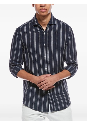 Brunello Cucinelli striped long-sleeve shirt - Blue