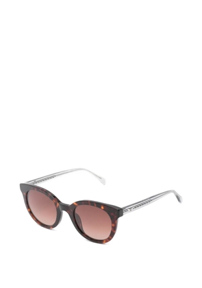 Zadig&Voltaire tortoiseshell-effect round-frame sunglasses - Brown