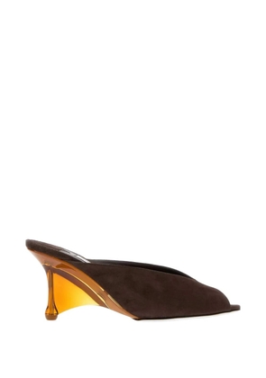 Jimmy Choo Glace wedge mules - Brown