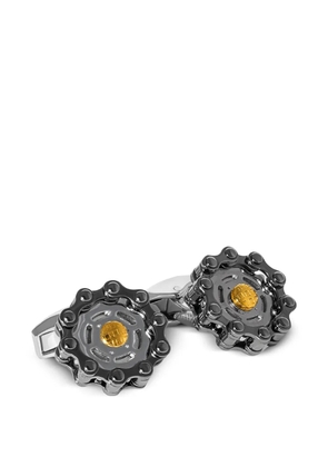 Tateossian Bici Gear chain-link cufflinks - Silver
