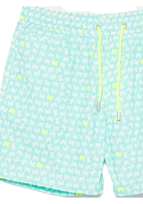 MC2 Saint Barth Lighting crab-print swim shorts - Blue