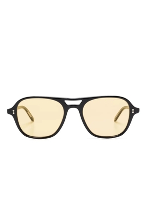 Garrett Leight round-frame sunglasses - Black