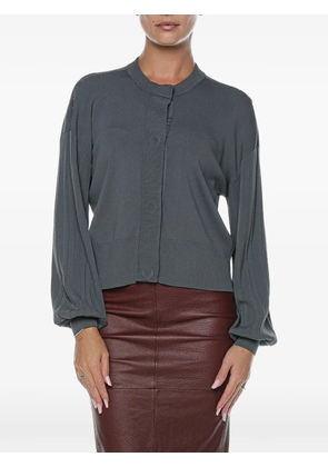 Armani Exchange crew-neck cardigan - Grey