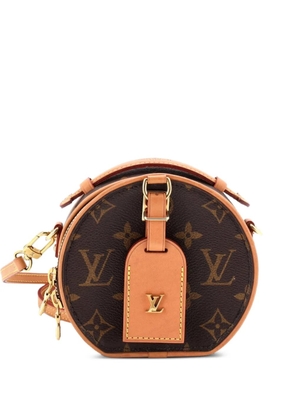 Louis Vuitton Pre-Owned Mini Boite Chapeau Bag Monogram Canvas crossbody bag - Brown