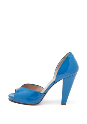 Chloé Pre-Owned 110mm d'Orsay peep-toe heeled pumps - Blue