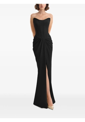 Gemy Maalouf strapless corset dress - Black