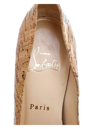 Christian Louboutin Pre-Owned Highness peep-toe platform pumps - Neutrals