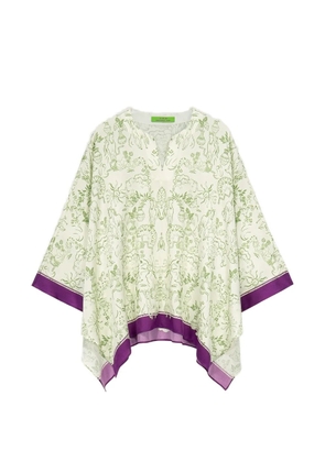 Shanghai Tang graphic-print tunic - Neutrals