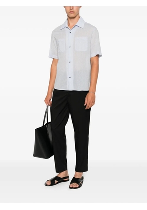 BONHEUR pleated elasticated-waist trousers - Black