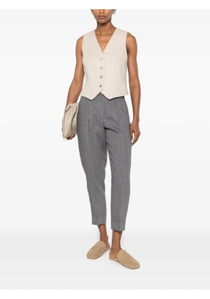 Peserico buttoned waistcoat - Neutrals