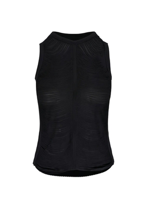 Akris fringed-embellishment top - Black