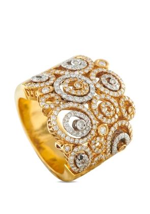 PONTE VECCHIO circular-motif diamond ring - Gold