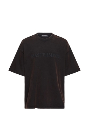 Mastermind Japan logo-print boxy-fit T-shirt - Black