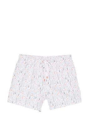 Sundek drawstring swim shorts - White
