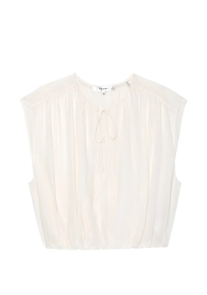 FRAME The Wave tie-fastening top - Neutrals