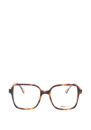 Zadig&Voltaire tortoiseshell-effect chain-link glasses - Brown
