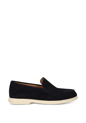 BOSS suede slip-on loafers - Blue