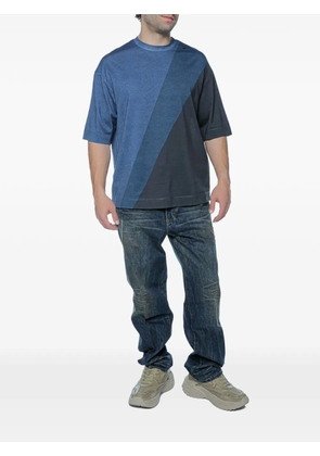 Emporio Armani J22 whiskered faded jeans - Blue