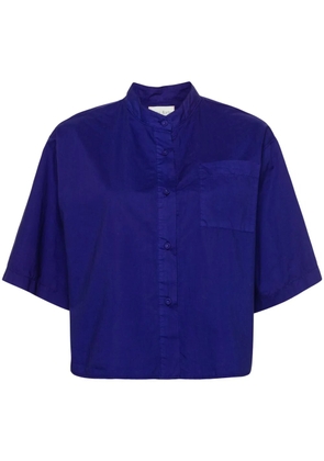 Forte Forte cropped cotton shirt - Purple