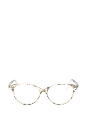 iGreen tortoiseshell-effect cat-eye glasses - White
