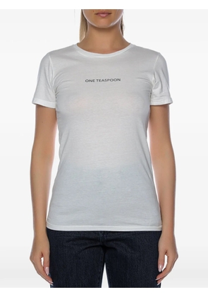 One Teaspoon logo-print T-shirt - White