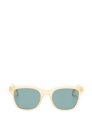 Zadig&Voltaire logo-plaque square-frame sunglasses - Yellow