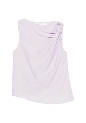 Tela knotted asymmetric top - Purple