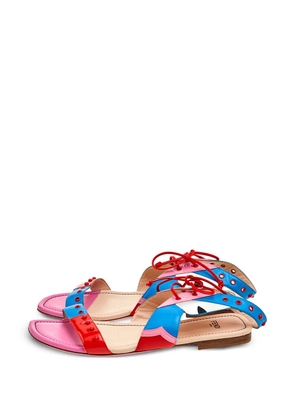 Fendi Pre-Owned ankle-cuff flat sandals - Pink