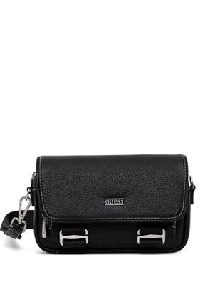 GUESS USA Boston logo-plaque belt bag - Black