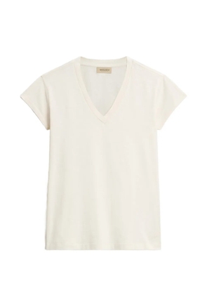 Woolrich slub-fabric V-neck T-shirt - White