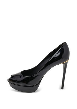 Louis Vuitton Pre-Owned Eyeline peep-toe pumps - Black