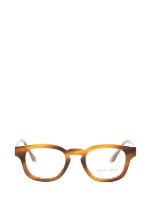 Giorgio Armani square-frame glasses - Brown
