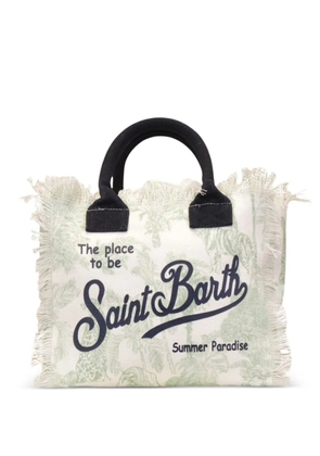 MC2 Saint Barth Colette frayed tote bag - White