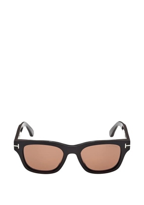 TOM FORD Eyewear T-hinge rectangle-frame sunglasses - Black