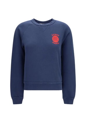 Kenzo Paris Emblem embroidered sweater - Blue