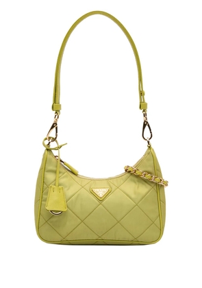 Prada Pre-Owned 2013-2026 Impuntu Re Nylon Re Edition 1995 Chaine satchel - Green