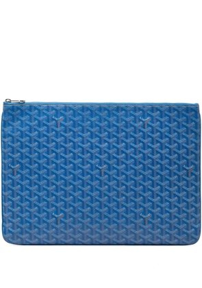 Goyard Pre-Owned 2016 Goyardine Senat GM clutch bag - Blue