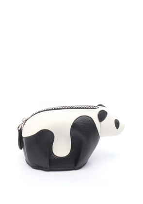 Loewe Pre-Owned 2010-2026 Lambskin Panda coin pouch - White