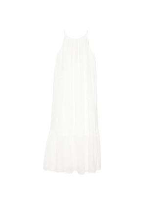 LESS cutwork spaghetti-strap dress - White