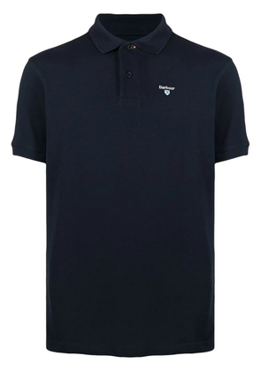 Barbour logo embroidered polo shirt - Blue