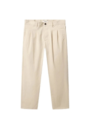 GABBA pleated-detail trousers - Neutrals