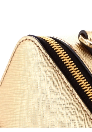 Prada Pre-Owned Brique Camera Saffiano Leather Mini crossbody bag - Gold