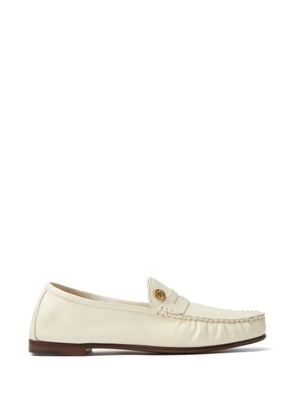 Versace Medusa '95 leather loafers - Neutrals